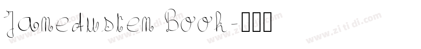 JaneAusten Book字体转换
